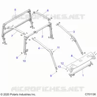 CHASSIS, CAB BASTIDOR