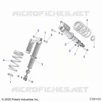 SUSPENSION, CHOQUE FRONTAL MOUNTING