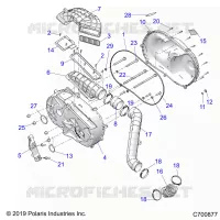 TREN, CLUTCH COVER AND DUCTING
