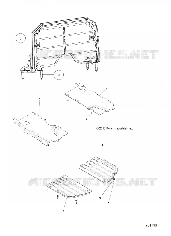 PLACAS DE DESLIZAMIENTO   RACK