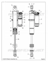 SUSPENSION, SHOCK TRASERO INTERNALS