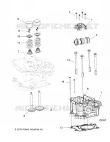 ENGINE, CULATA, CAM AND VALVES
