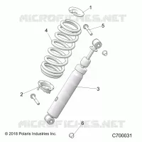 SUSPENSION, CHOQUE FRONTAL MOUNTING