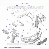 CAPUCHA, AND FRONT FENDERS