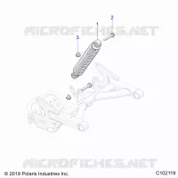 SUSPENSION TRASERA SHOCK
