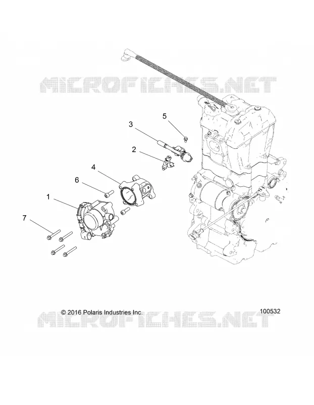 ENGINE, CUERPO DE MARIPOSA AND FUEL RAIL