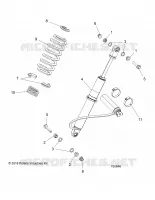 SUSPENSION TRASERA SHOCK MOUNTING