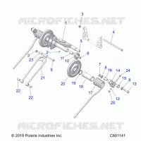 SUSPENSION, TRASERO ARM PAR