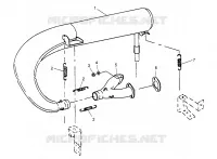 SISTEMA DE ESCAPE 500 CARB 0962764, 500 CARB SKS 0962564,  500 CARB SKS E96256 (4931873187C009)