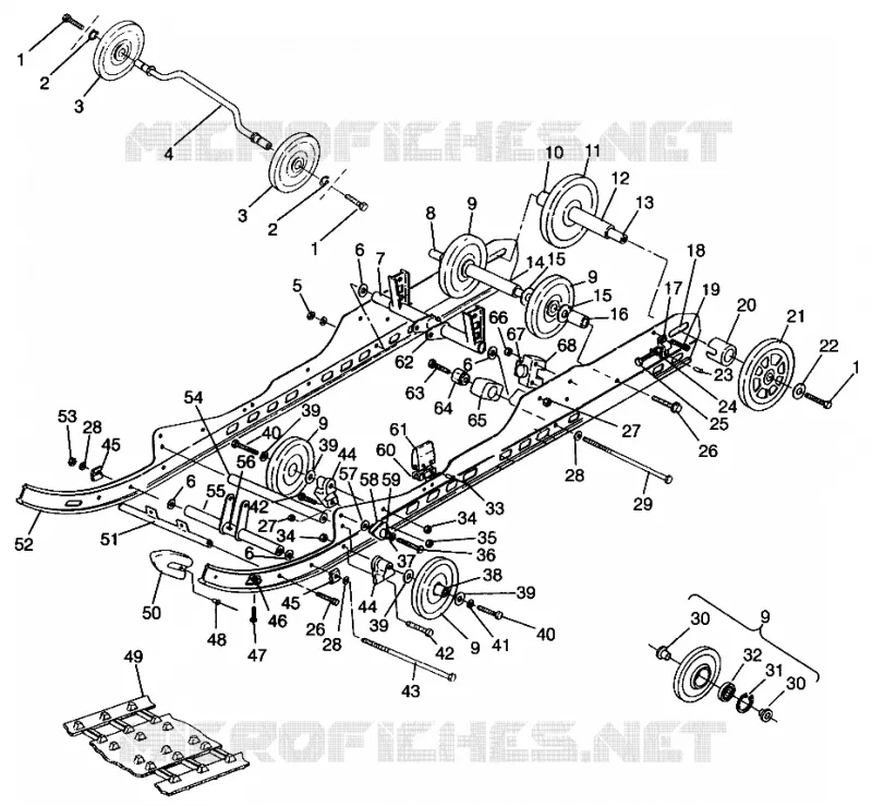 SUSPENSIÓN XLT TOURING 0963357 AND EUROPEAN XLT TOURING E963357 (4931923192B011)