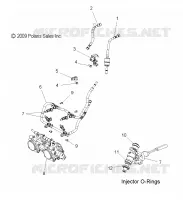 SISTEMA DE COMBUSTIBLE, RAIL, LINES and CUERPO DE MARIPOSA