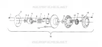 accionado de embrague 440 XCR 0961660 (4932113211C002)