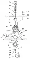 CARBURADOR WIDETRAK LX 0972065 AND  EUROPEAN WIDETRAK LX E972065 (4938223822C011)