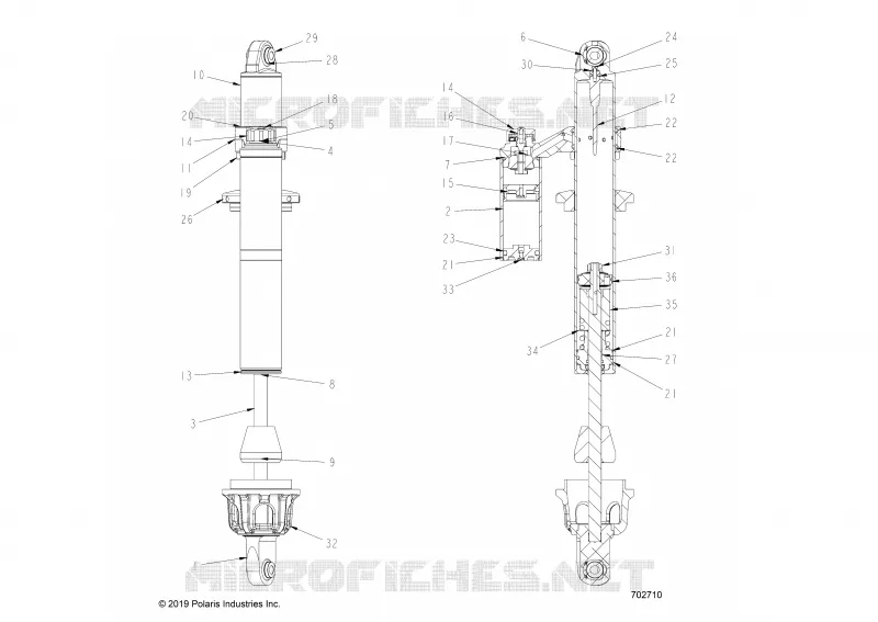 SUSPENSION, CHOQUE FRONTAL INTERNALS