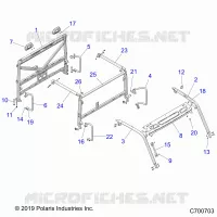 CHASSIS, CAB BASTIDOR