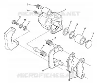 MONTAJE DE FRENO DELANTERA 350 2X4 (4918531853018A)