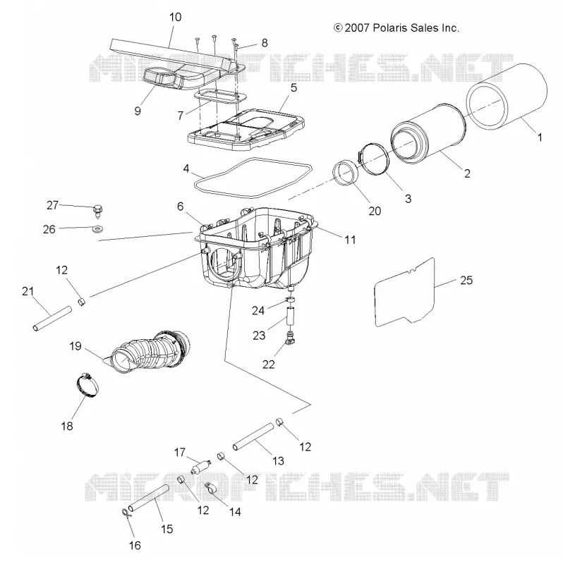 MOTOR, TOMA DE AIRE SYSTEM