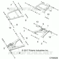 SUSPENSION TRASERA CONTROL ARMS