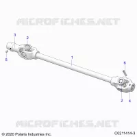TREN, FRONT PROP SHAFT