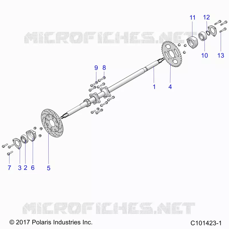 SUSPENSION TRASERA AXLE
