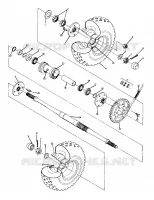 TRASERO conjunto de accionamiento RUEDA UPDATED 2-91 6X6 (4919811981023A)