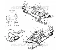ETIQUETAS RXL TOURING 0950869 (4928982898A014)