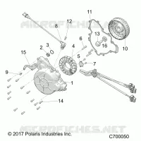 ENGINE, STATOR AND VOLANTE