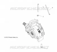 DRIVE TRAIN, MONTAJE DE ENGRANAJES, FRONT