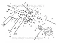 TRASERO ARM PAR 700 RMK 0970966, 700 SKS 0970566, and EUROPEAN 700 SKS E970 (4938573857B014)