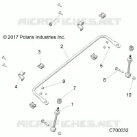 SUSPENSIÃ“N DELANTERA STABILIZER BAR- R19RRED4F1/N1/J1/SD4C1 (C700032)