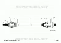 TREN, REAR HALF SHAFT