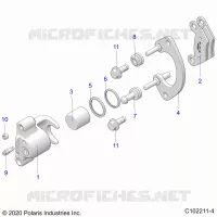 BRAKES, PINZA FRENO TRASEIRA