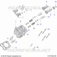 ENGINE, CULATA, CAMS AND VALVES