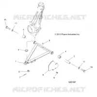 SUSPENSION, A-ARM AND PUNTAL MOUNTING