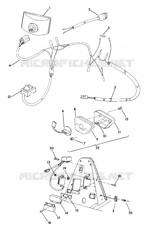 ARNÃ©S DE CABLEADO UPDATED 5/90 (4918411841027A)