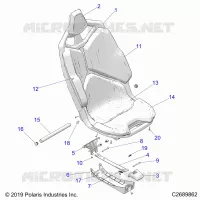 ASIENTO ASM.- Z24G4E92AL/BL (C2689862)