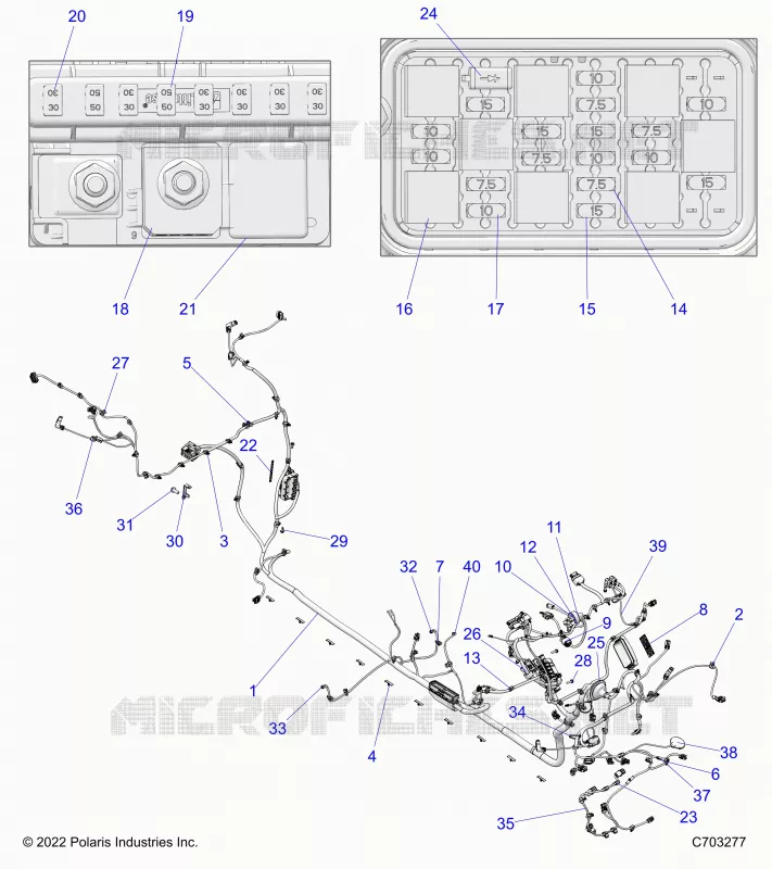 ELECTRICA, WIRE HARNESS, CHASSIS