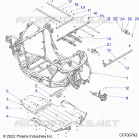 CHASSIS, MAIN FRAME AND ESQUÃD PLATES