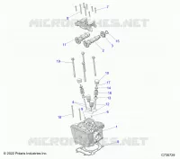 ENGINE, CULATA, CAMS AND VALVES