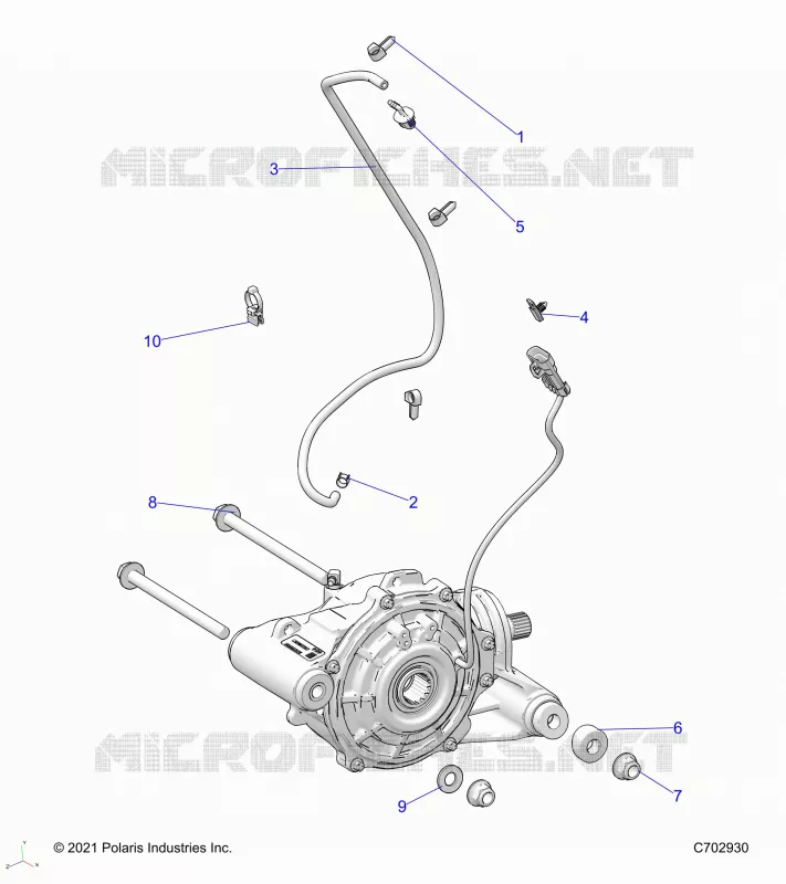 TREN, FRONT GEARCASE MOUNTING