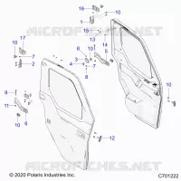 PUERTAS, FRONT, MOUNTING