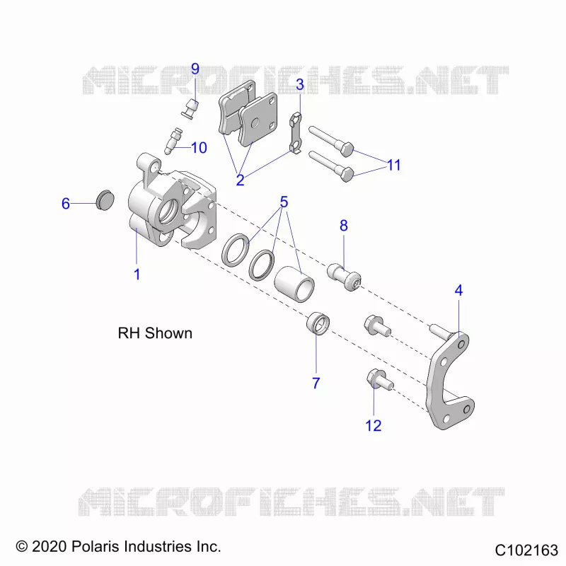 BRAKES, PINZA FRENO DELANTERA