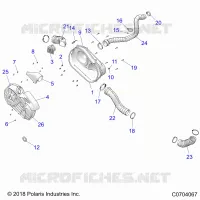 TREN, CLUTCH COVER AND DUCTING