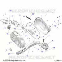 TREN, CLUTCH COVER AND DUCTING