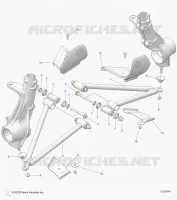 SUSPENSION, A-ARM AND PUNTAL MOUNTING