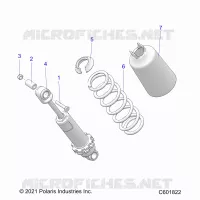 SUSPENSION, CHOQUE FRONTAL TRACK (7045714)