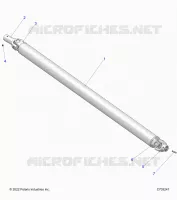 TREN, PROP SHAFT,FRONT
