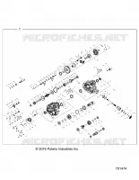 DRIVE TRAIN, PRINCIPAL GEARCASE INTERNALS
