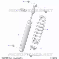 SUSPENSION, SHOCK TRASERO