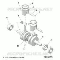 ENGINE, PISTON AND CIGUEÑAL